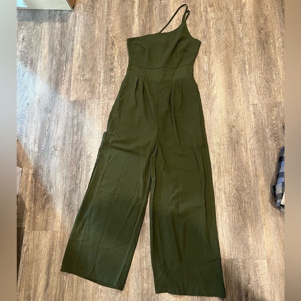 New green jumpsuit